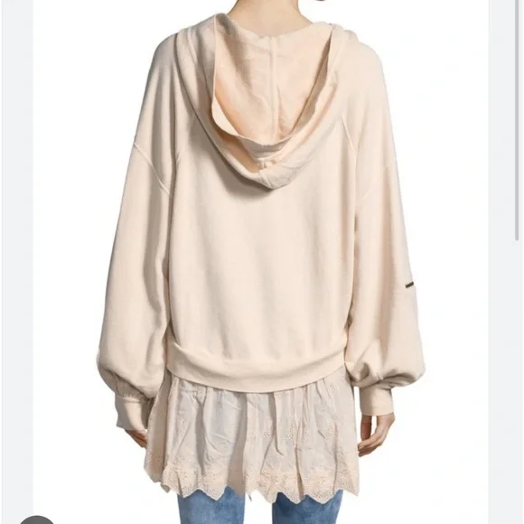 COPY - COPY - Free People Sweet Streets Hoodie 22” P2P XS - Picture 4 of 8